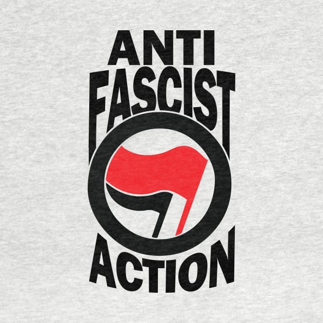 Anti Fascist Flag Gift by Lones Eiless